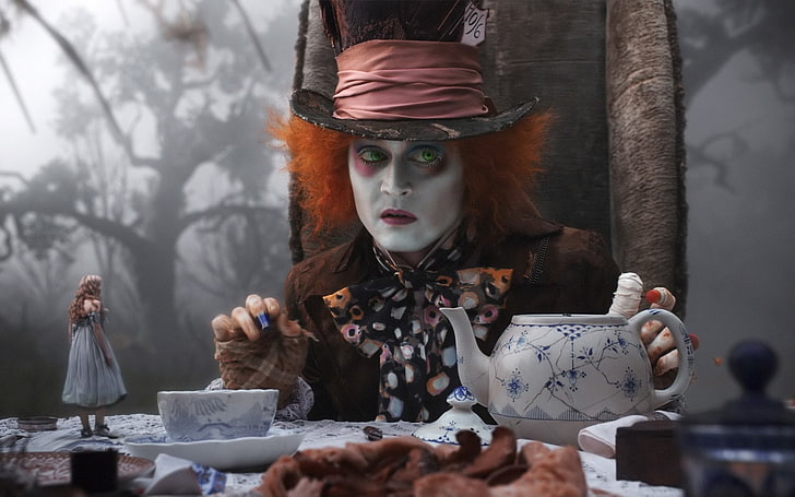 Movie, Alice in Wonderland (2010), Wallpaper HD
