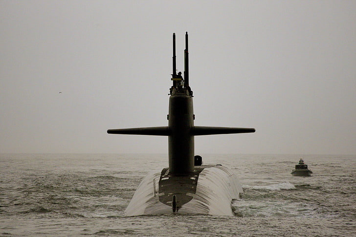 submarino, mar, militar, veículo, HD papel de parede