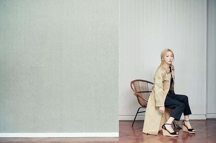SNSD Taeyeon, Kim Taeyeon, Girls' Generation, Asian, HD wallpaper