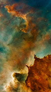 космос, галактика, вертикал, портрет, HD тапет HD wallpaper