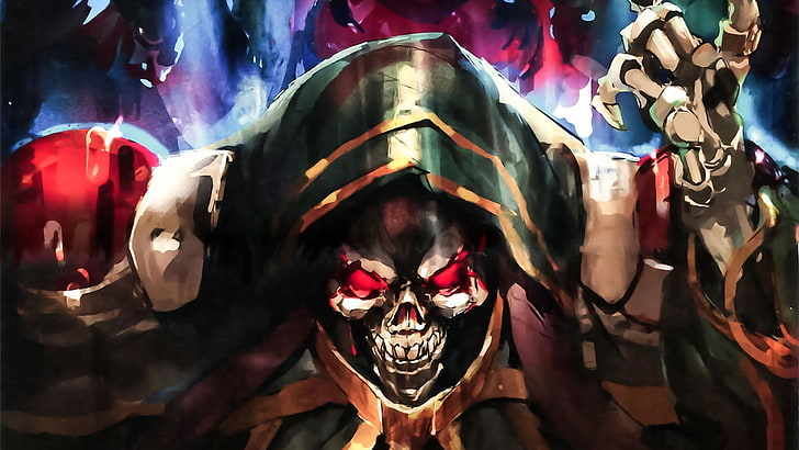 anime character wallpaper, Overlord (anime), Ainz Ooal Gown, HD wallpaper