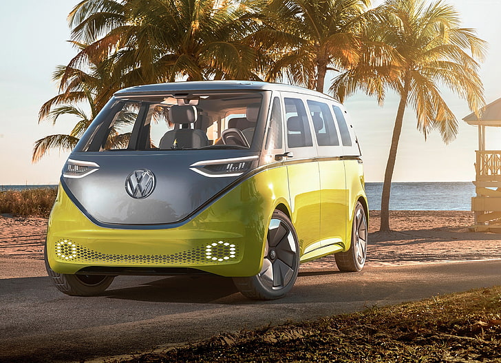 2021 Autos, autos eléctricos, Volkswagen ID Buzz, 4K, Fondo de pantalla HD