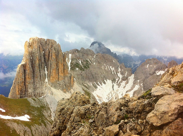 ภูเขาหินเมฆทิวทัศน์ธรรมชาติ, วอลล์เปเปอร์ HD
