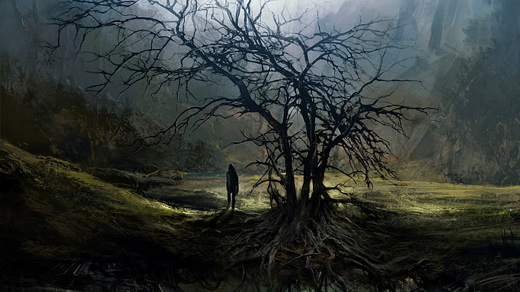 Argyle Park, Circle of Dust, sendirian, Misguided (Album), pohon mati, Klayton, Wallpaper HD