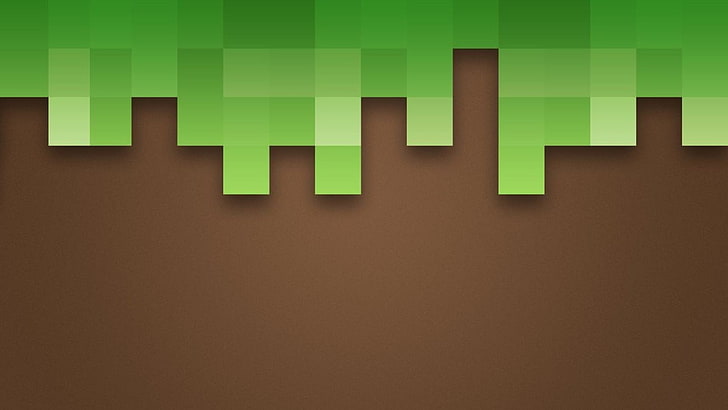 Minecraft, hijau, gamer, Gamer, Wallpaper HD