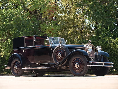1924, coupé, h6b, hispano, luxus, retro, saoutchik, suiza, ville, HD-Hintergrundbild HD wallpaper