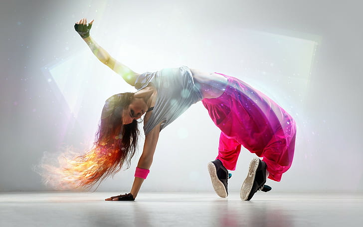 dancing, women, breakdance, HD wallpaper