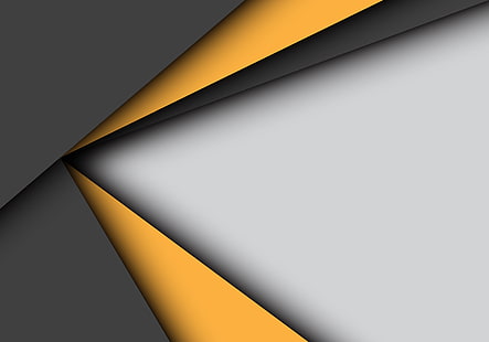 เส้นสีเหลืองสีเทาพื้นหลังเรขาคณิตออกแบบวัสดุ, วอลล์เปเปอร์ HD HD wallpaper
