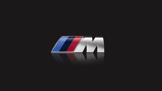 BMW M Sport logo, fondo, BMW, logo, Fondo de pantalla HD HD wallpaper