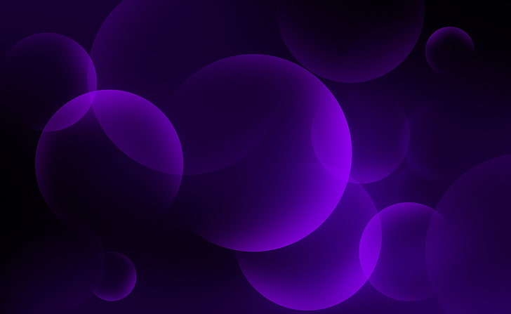 Purple Big Bubbles, фиолетовые обои пузыри, Aero, красочные, фиолетовый, пузыри, HD обои