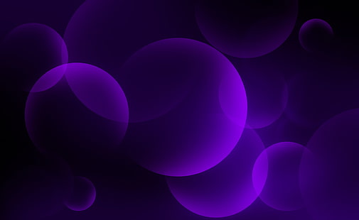 紫色の大きな泡、紫色の泡の壁紙、エアロ、カラフル、紫色、泡、 HDデスクトップの壁紙 HD wallpaper
