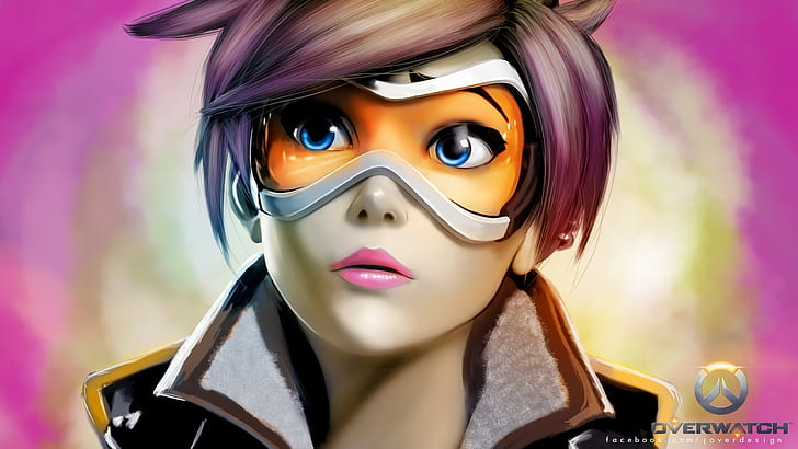 Blizzard Entertainment, Overwatch, Tracer (Overwatch), Tapety HD