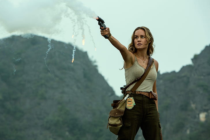 Brie Larson, 4K, Kong: Skull Island, HD tapet