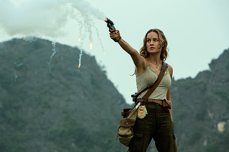 Brie Larson, 4K, Kong: Ilha da Caveira, HD papel de parede HD wallpaper