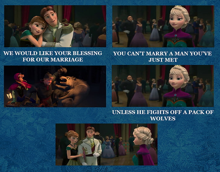 dessin animé, Frozen (film), Fond d'écran HD