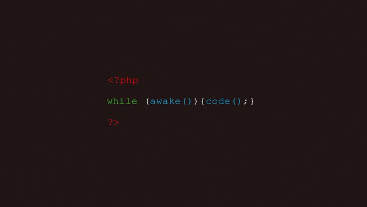 PHP, Linux, код, разработчик, HD обои