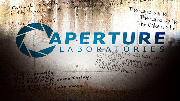 Caperture Laboratories box, Portal (game), Portal 2, Aperture Laboratories, video games, HD wallpaper