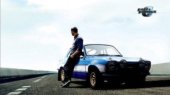 Paul Walker, Fast and Furious 6, Ford, Ford Escort Mexico, Ford Escort Mk1, HD tapet HD wallpaper