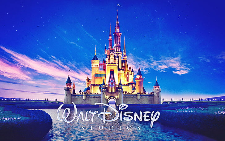 Disney, castillo, ilustraciones, ilust, cielo, Fondo de pantalla HD |  Wallpaperbetter