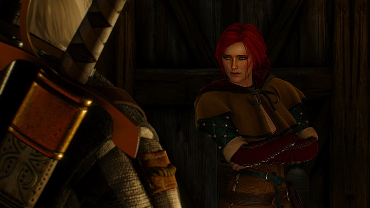 The Witcher 3: Caça Selvagem, Triss Merigold, Geralt de Rivia, The Witcher, HD papel de parede