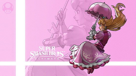 Gra wideo, Super Smash Bros. Ultimate, Princess Peach, Tapety HD HD wallpaper
