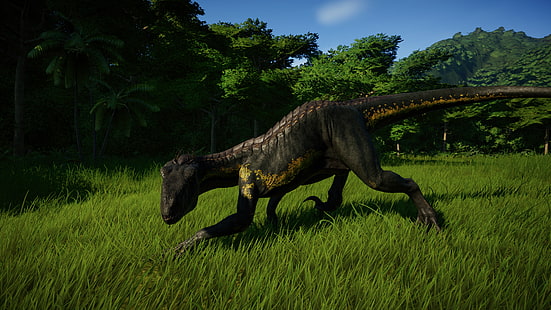 Jurassic World, Indoraptor, Jurassic World Evolution, HD-Hintergrundbild HD wallpaper