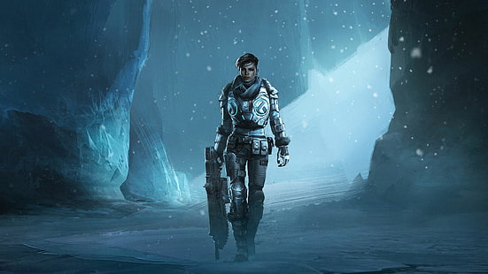 Gears of War, Gears 5, Frauenkriegerin, HD-Hintergrundbild HD wallpaper