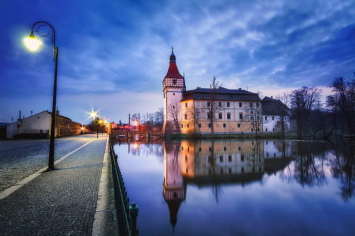 Tschechien, Südböhmen, Schloss Blatna, HD-Hintergrundbild