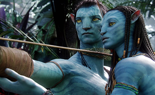 Avatar-Filmcharaktere, Avatar-Hintergrundbild, Filme, Avatar, Film, Charaktere, Jake, Sully, Neytiri, Screenshot, Avatar-Film, Avatar-Film-Screenshot, Jake Sully, Avatar-Filmcharaktere, HD-Hintergrundbild HD wallpaper