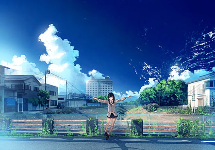 Anime, SSSS.Gridman, Rikka Takarada, HD papel de parede HD wallpaper