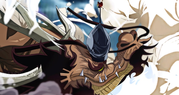 Anime, One Piece, Kaido (One Piece), Affe D. Ruffy, HD-Hintergrundbild HD wallpaper