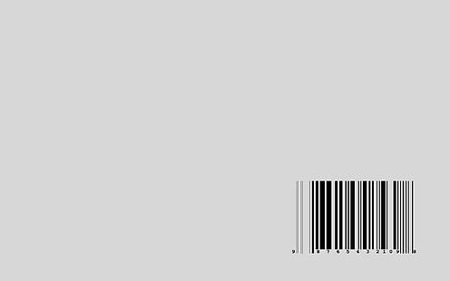 barcode, minimalism, barcode, HD wallpaper HD wallpaper