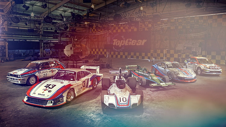 السيارة ، Lancia Delta Integrale ، Porsche ، TopGear ، racing ، Italdesign Brivido Martini Racing، خلفية HD
