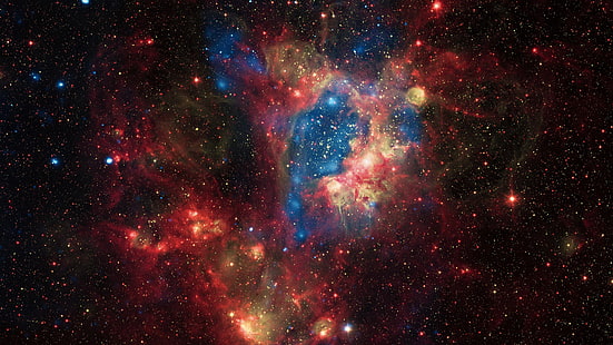 imagem de fundo galáxia espaço hd, HD papel de parede HD wallpaper