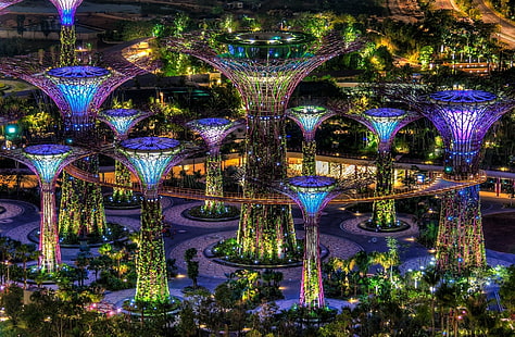 Villes, Singapour, Marina Bay Sands, Fond d'écran HD HD wallpaper