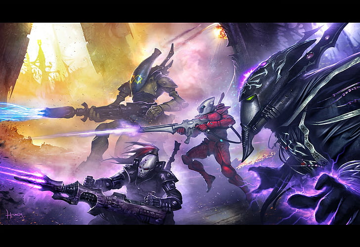 Eldar, Warhammer 40,000, HD wallpaper