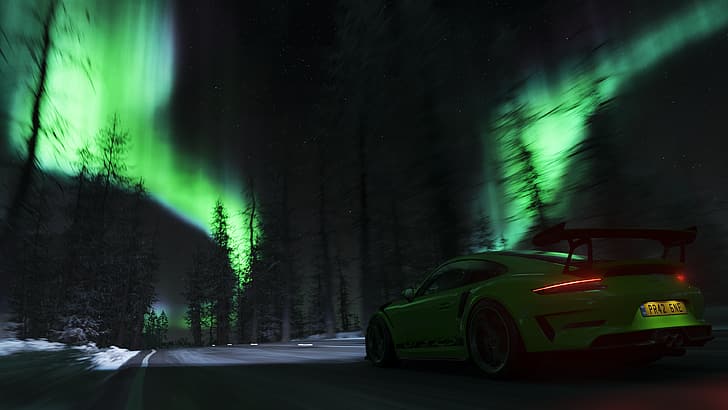 видео игри, Forza Horizon, кола, Porsche, Forza Horizon 4, Porsche 911 GT3 RS, HD тапет