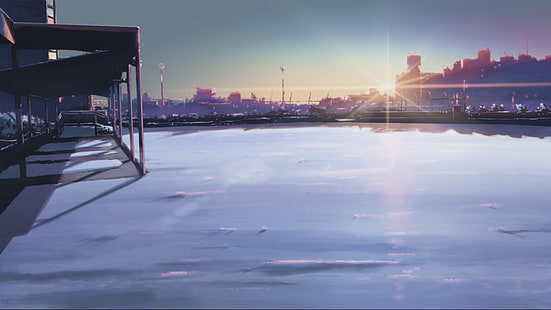 anime, Saniyede 5 Santimetre, Makoto Shinkai, HD masaüstü duvar kağıdı HD wallpaper
