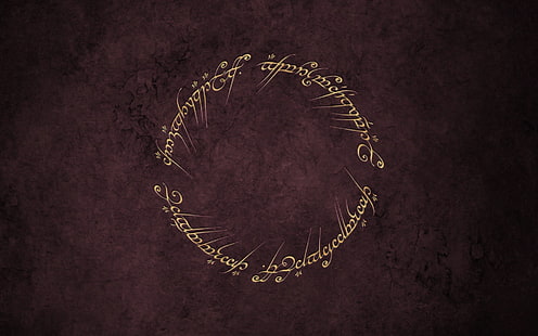 Lord of the Rings engraving, The Lord of the Rings, HD wallpaper HD wallpaper