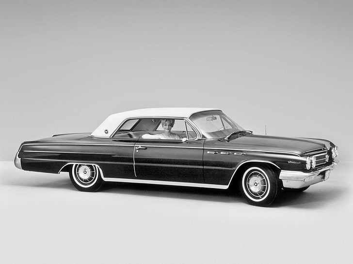 1962, 4547, Buick, классика, купе, хардтоп, инвикта, дикая кошка, HD обои