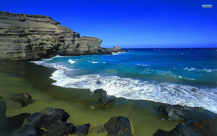 하와이 해안, 하와이, 해변, 해안, 열대, 자연 및 풍경, HD 배경 화면