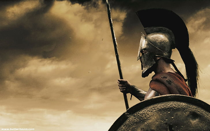 300 Spartan Warrior Gerard Butler HD, films, guerrier, 300, spartiate, majordome, gerard, Fond d'écran HD