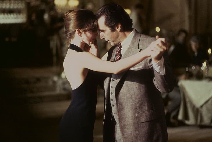 scent of a woman, suit and tie, black dress, HD wallpaper