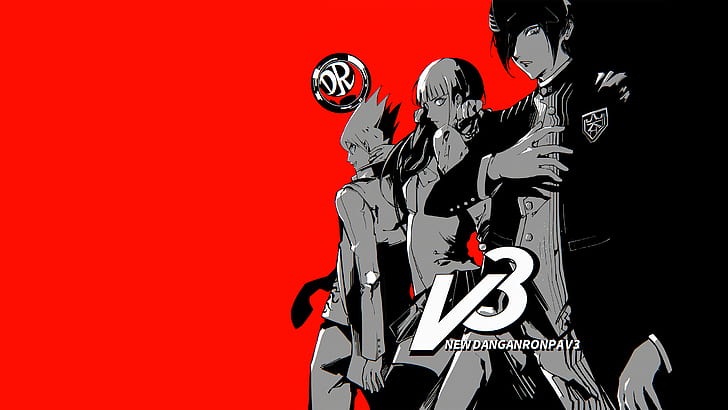Danganronpa, Danganronpa V3: Killing Harmony, Kaito Momota, Maki Harukawa, Persona 5, Shuichi Saihara, HD wallpaper