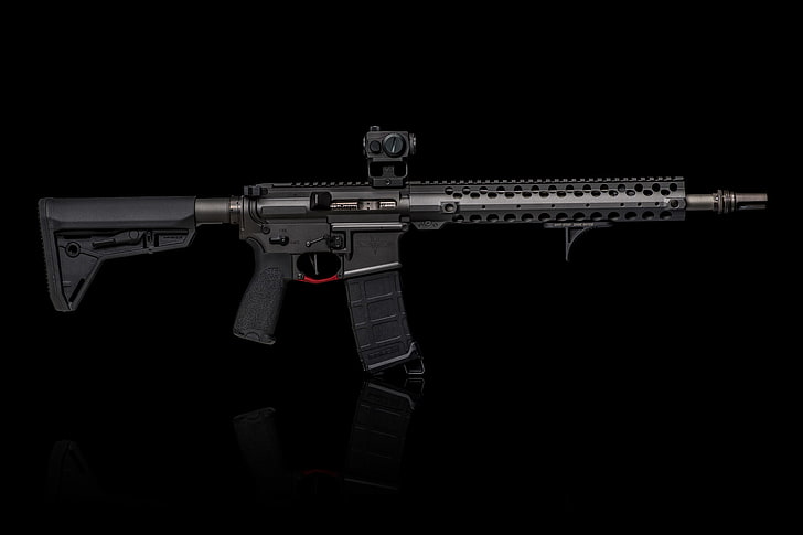 diseño, estilo, AR-15, rifle de asalto, Fondo de pantalla HD