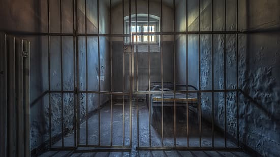 в помещении, тюрьма, тюремная камера, HD обои HD wallpaper