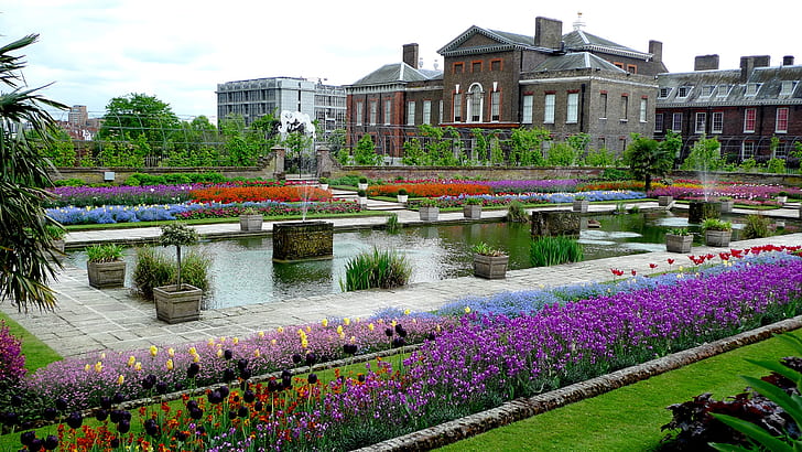 อังกฤษ, ลอนดอน, เคนซิงตัน, สวนสาธารณะ, ดอกไม้, บ้าน, อังกฤษ, ลอนดอน, เคนซิงตัน, สวนสาธารณะ, ดอกไม้, บ้าน, วอลล์เปเปอร์ HD