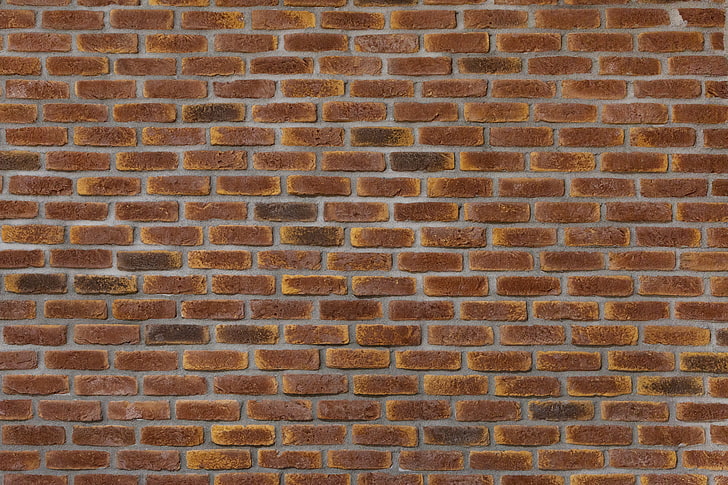 mur de briques brunes, briques, mur, texture, Fond d'écran HD