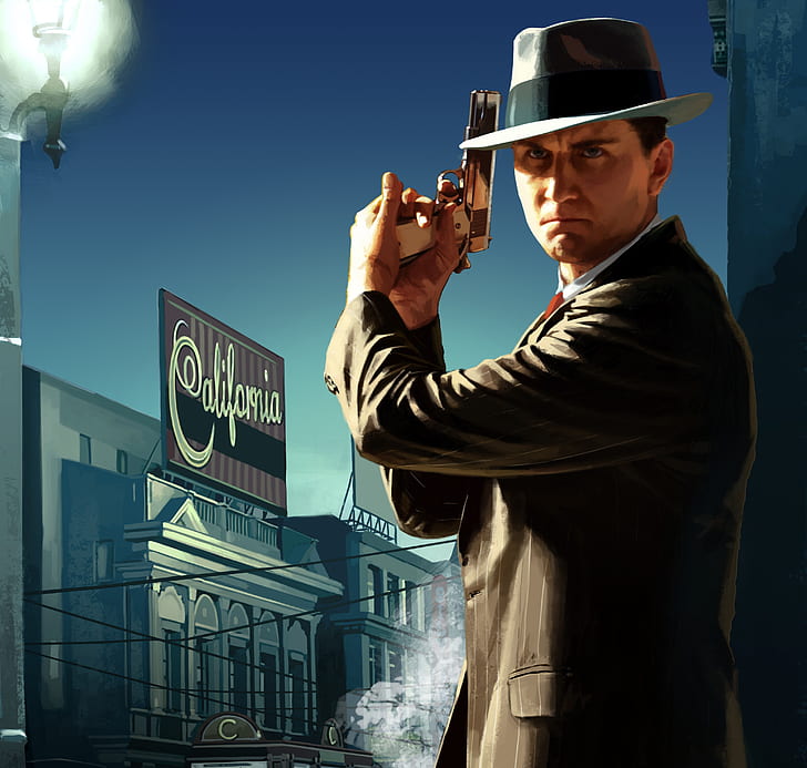 Game, L. A. Noire, Game Rockstar, Wallpaper HD