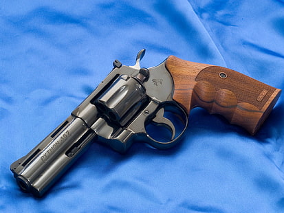 Оръжия, револвер Colt Python, HD тапет HD wallpaper
